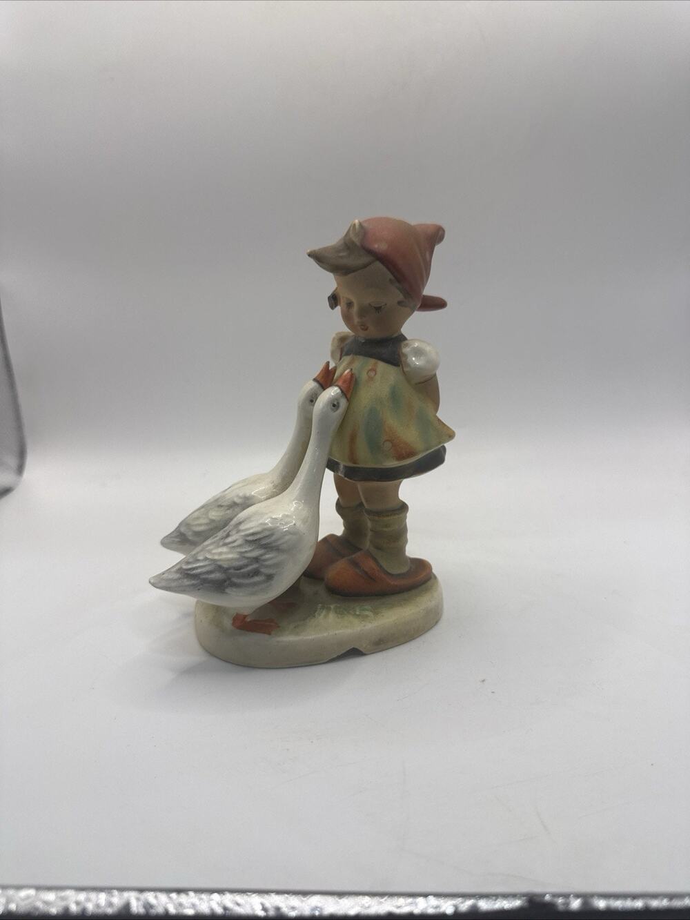 NICE Vintage Hummel Goebel W. Germany GOOSE GIRL Porcelain Figurine 47/0 *